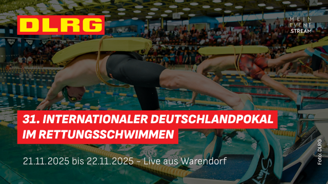 31. Internationaler Deutschlandpokal im Rettungsschwimmen Logo