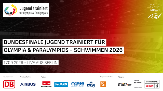 Bundesfinale Jugend trainiert für Olympia & Paralympics 2026 Logo