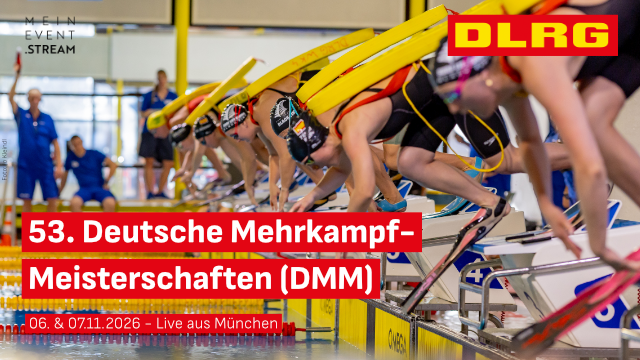 53. Deutsche Mehrkampf-Meisterschaften im Rettungsschwimmen Logo